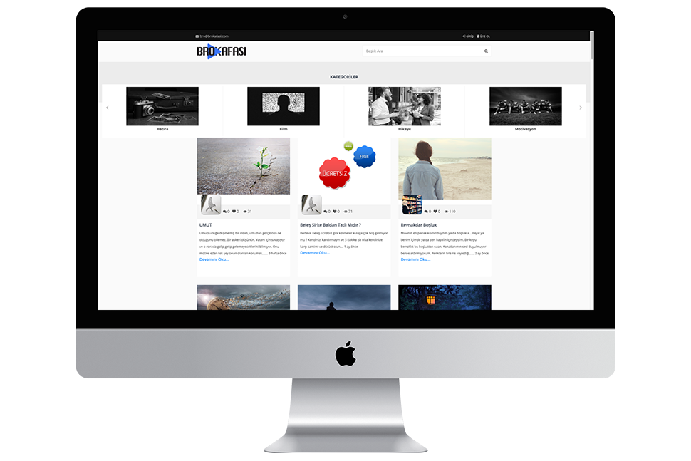 Nourkas Web Portfolio Brokafası website Design and Coding