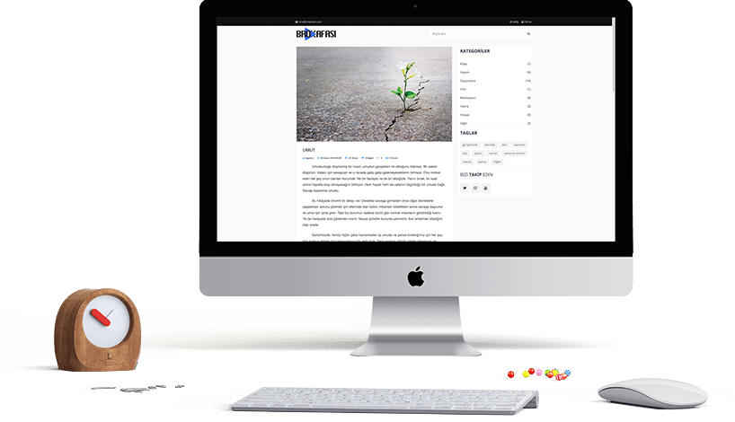 Brokafası web sitesi Tasarım ve Kodlama